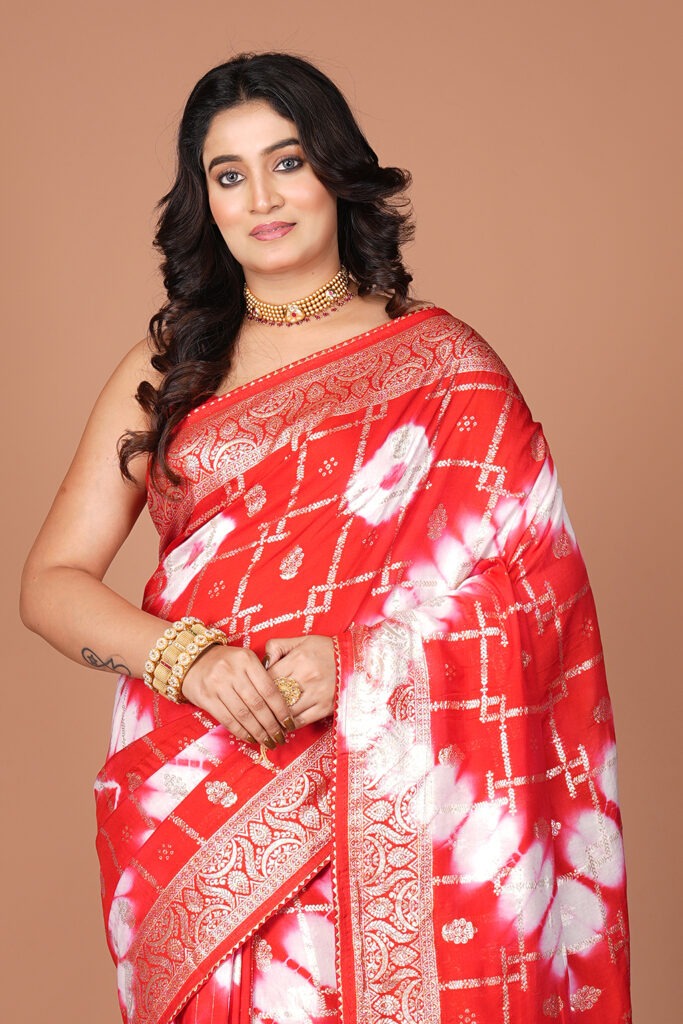 Ruby Weave Banarasi Silk Saree
