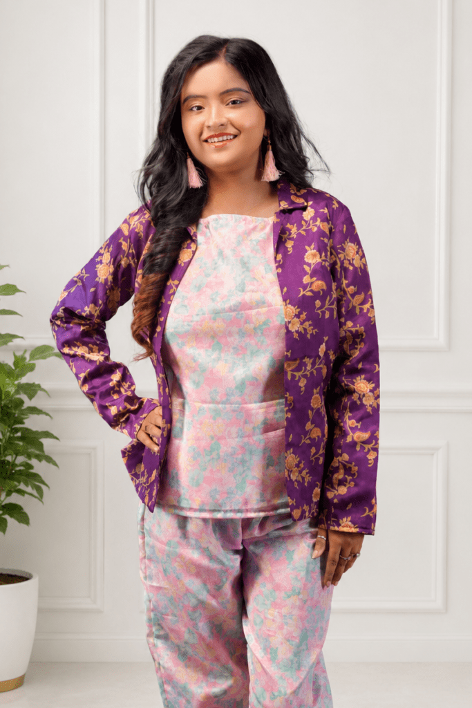 Royal Orchid Designer Co-Ord Set