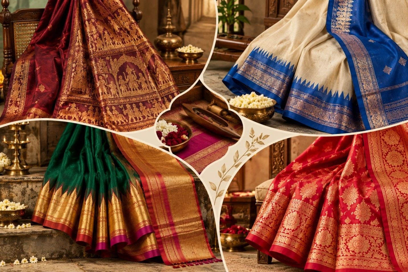 latest wedding sarees collection for bride